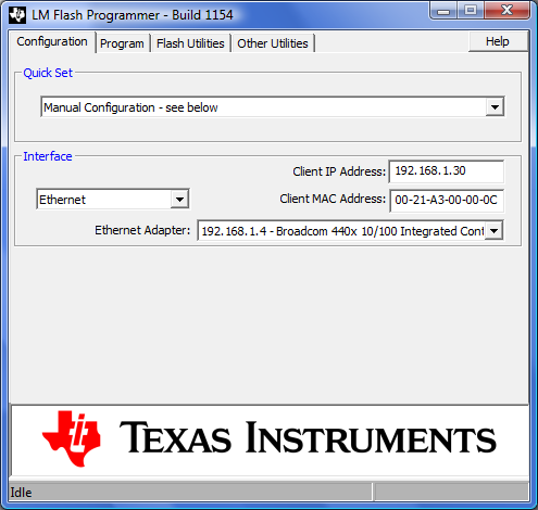 Ethernet configuration